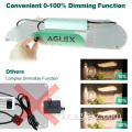 AGLEX LED는 스탠드 보호 기능으로 빛을 자랍니다.